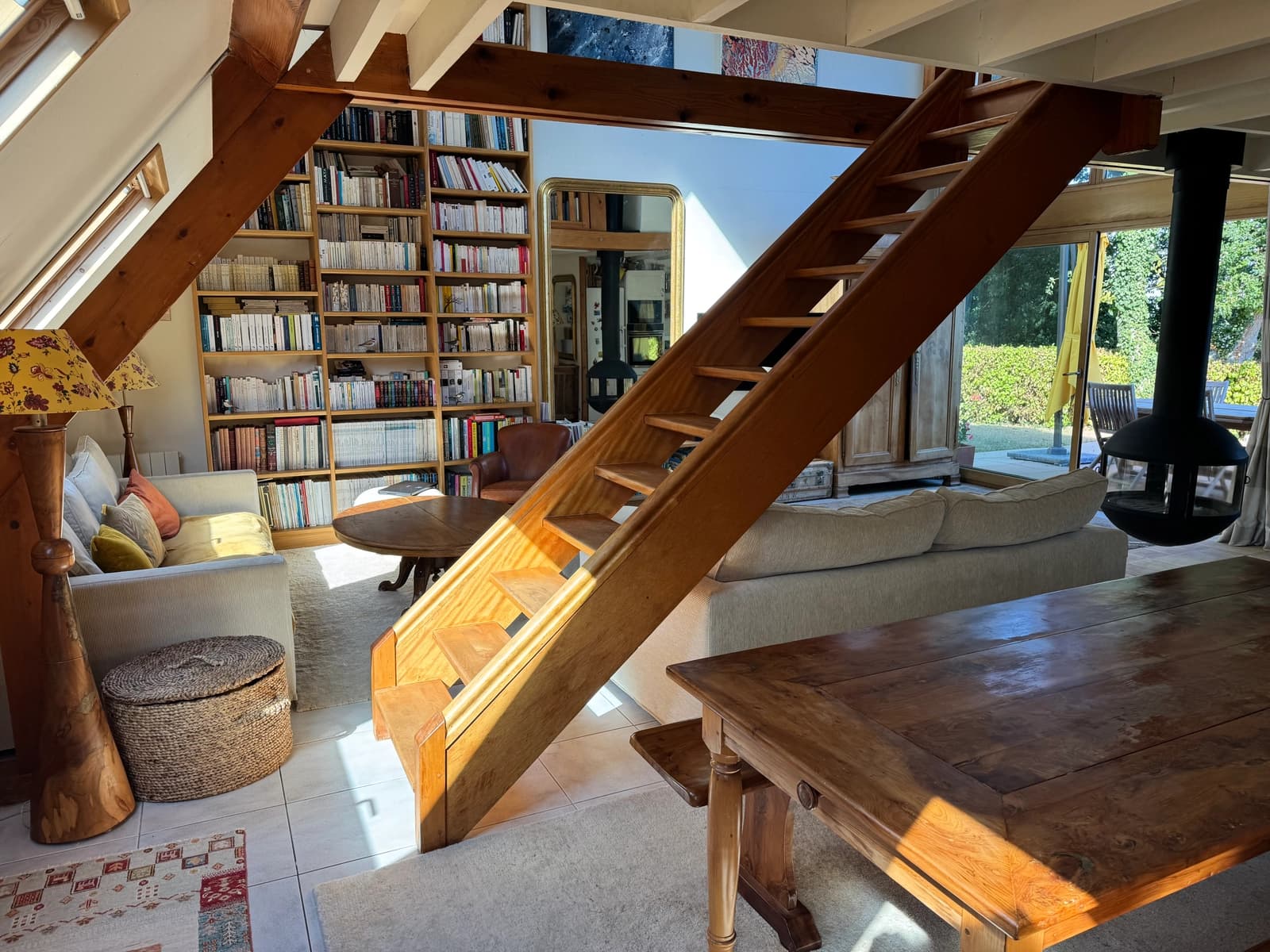 Space Architect-designed A-frame house, very original, bright and warm, sea view - 2