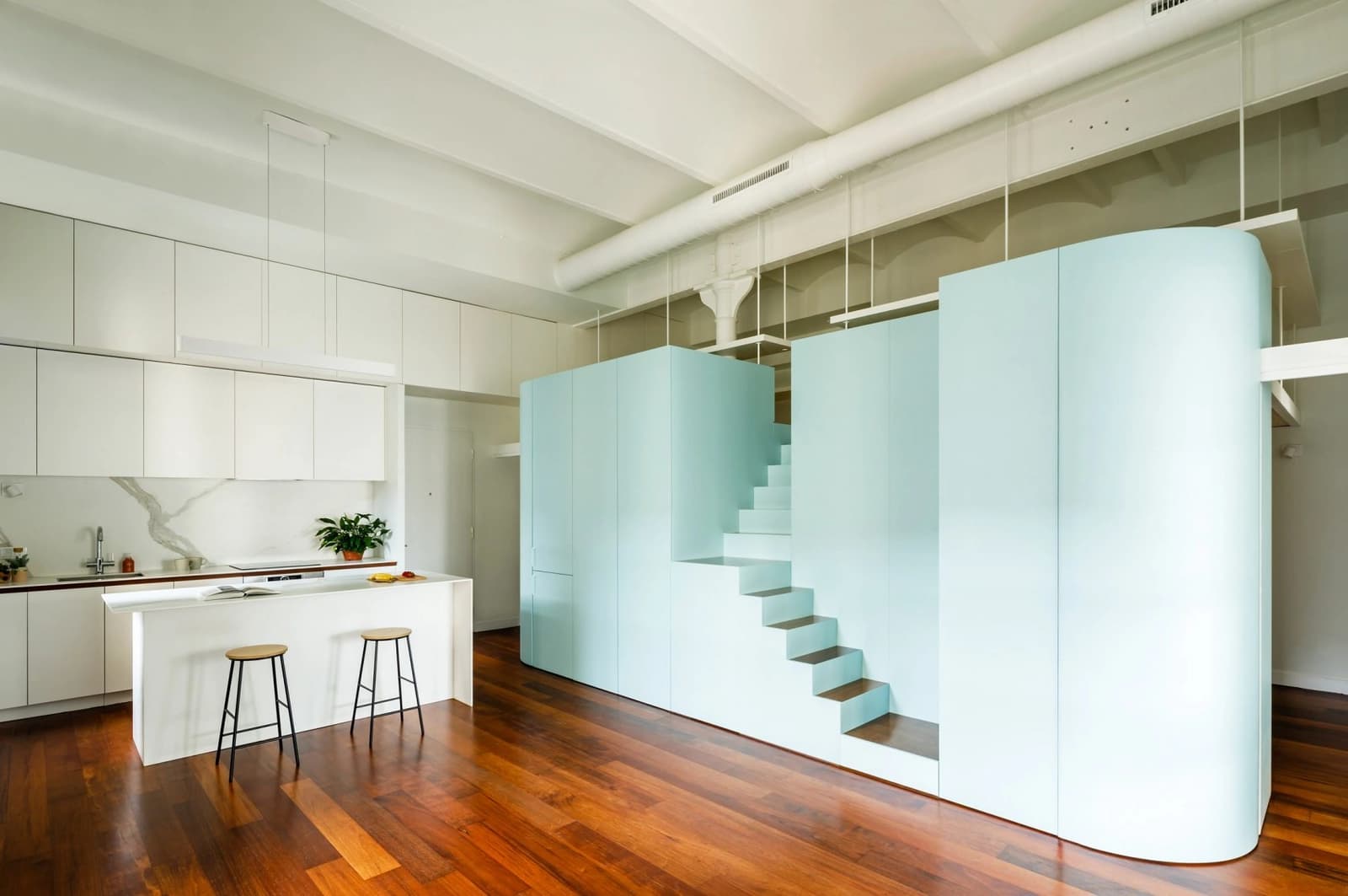Space Contemporary Design Loft with Large Terrace in Poblenou - 0