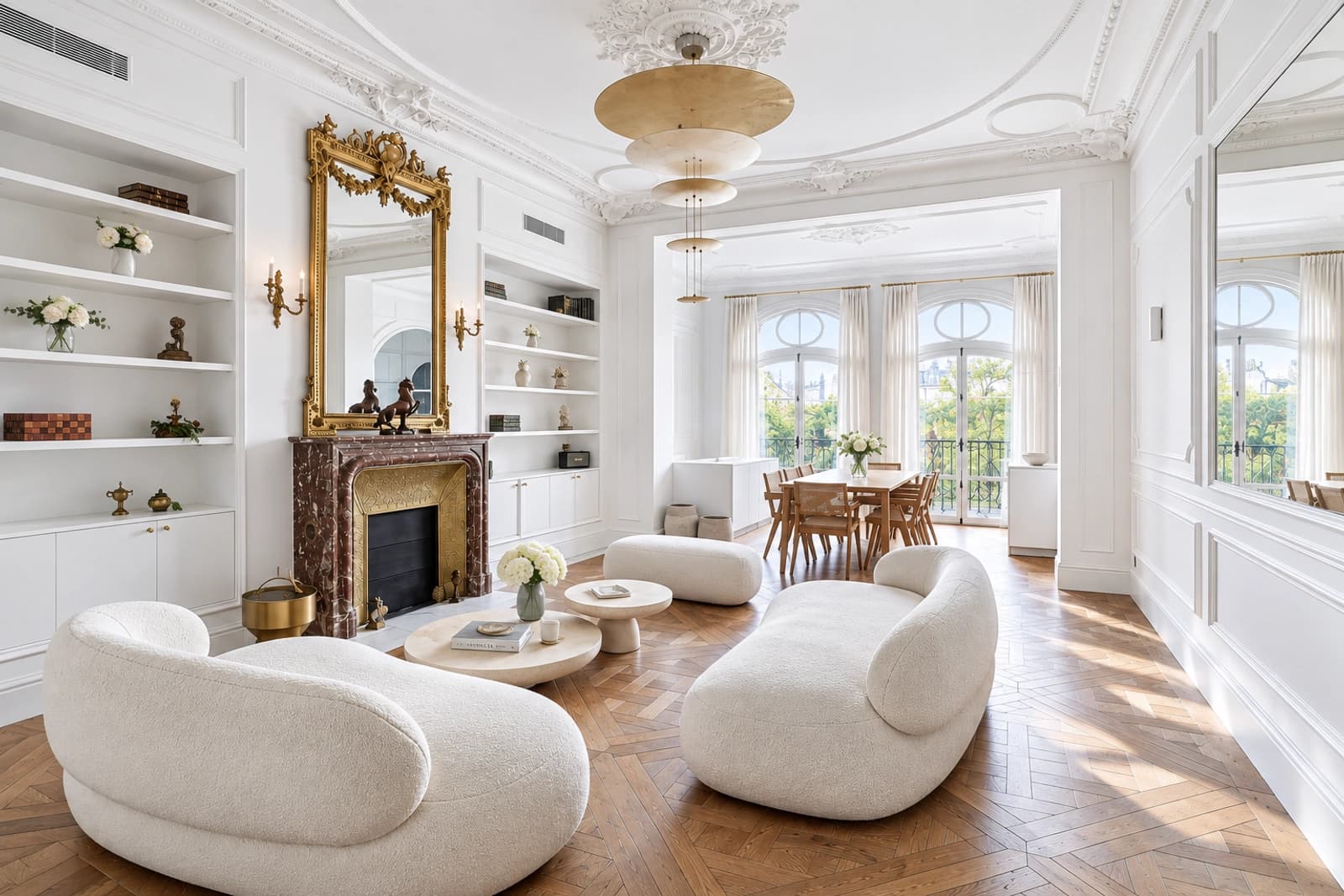 Space Haussmann apartment in Paris with garden - 4