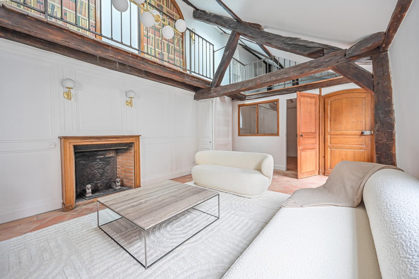 Espace Appartement lumineux 7e Paris - à moitié vide - 1