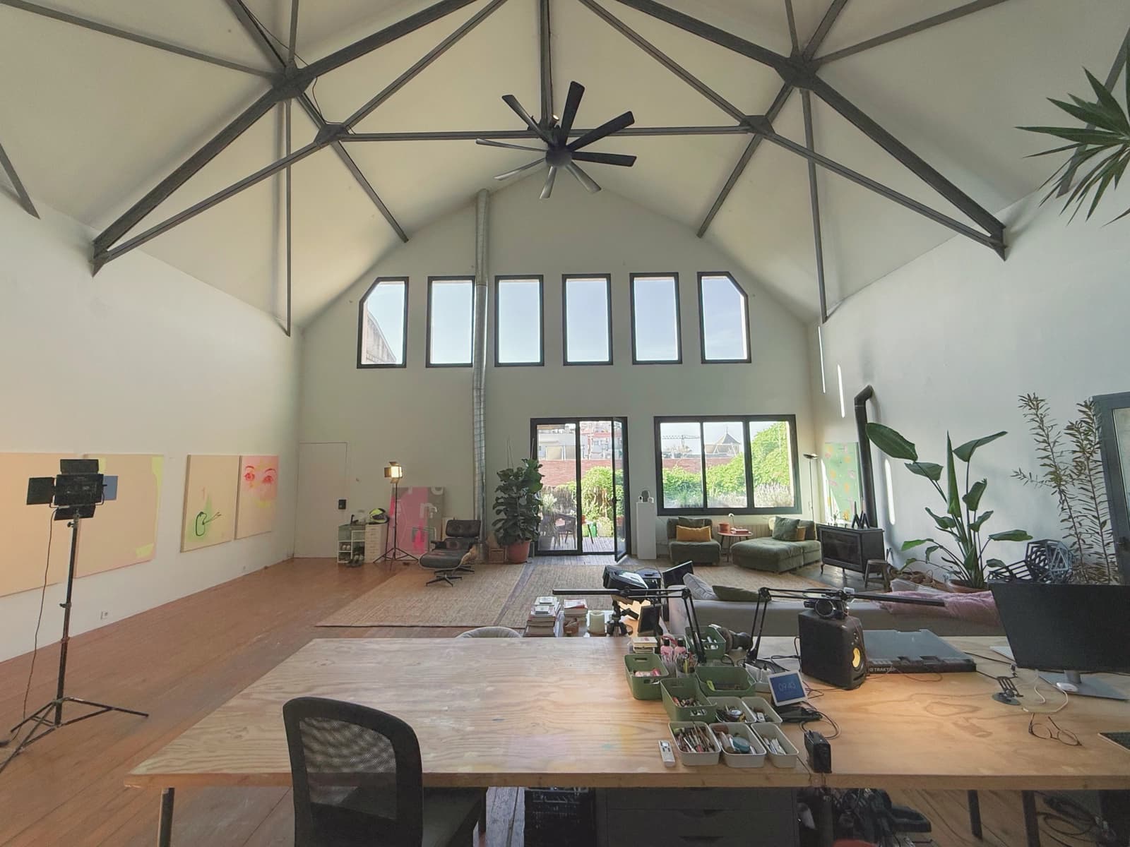 Espacio Casa Estudio En Una Antigua Fabrica Modernista - 3