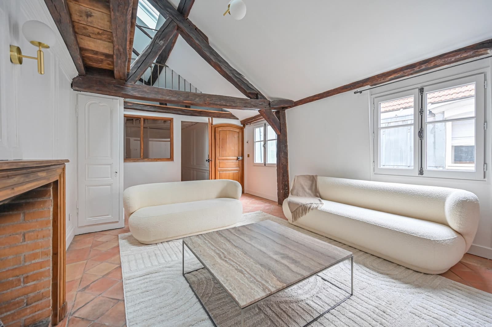 Espace Appartement lumineux 7e Paris - à moitié vide - 3