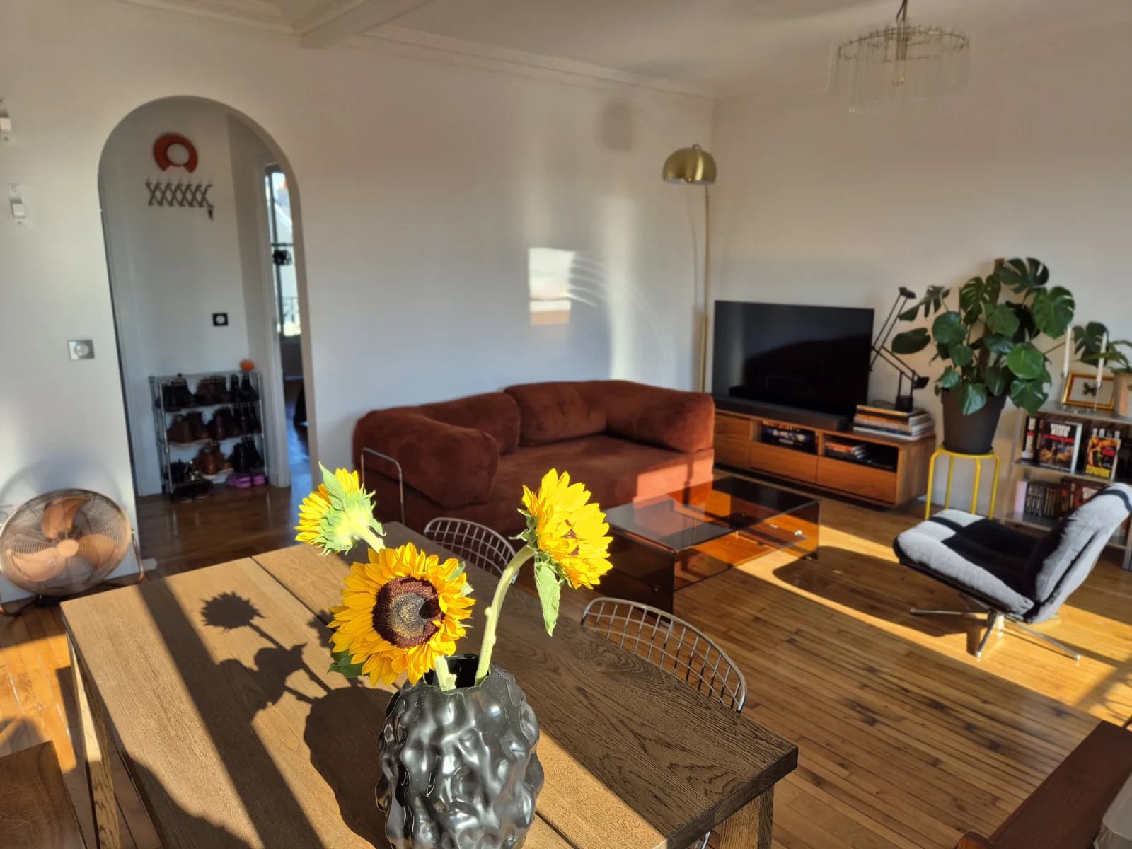 Space Appartement mid-century avec balcon - 3