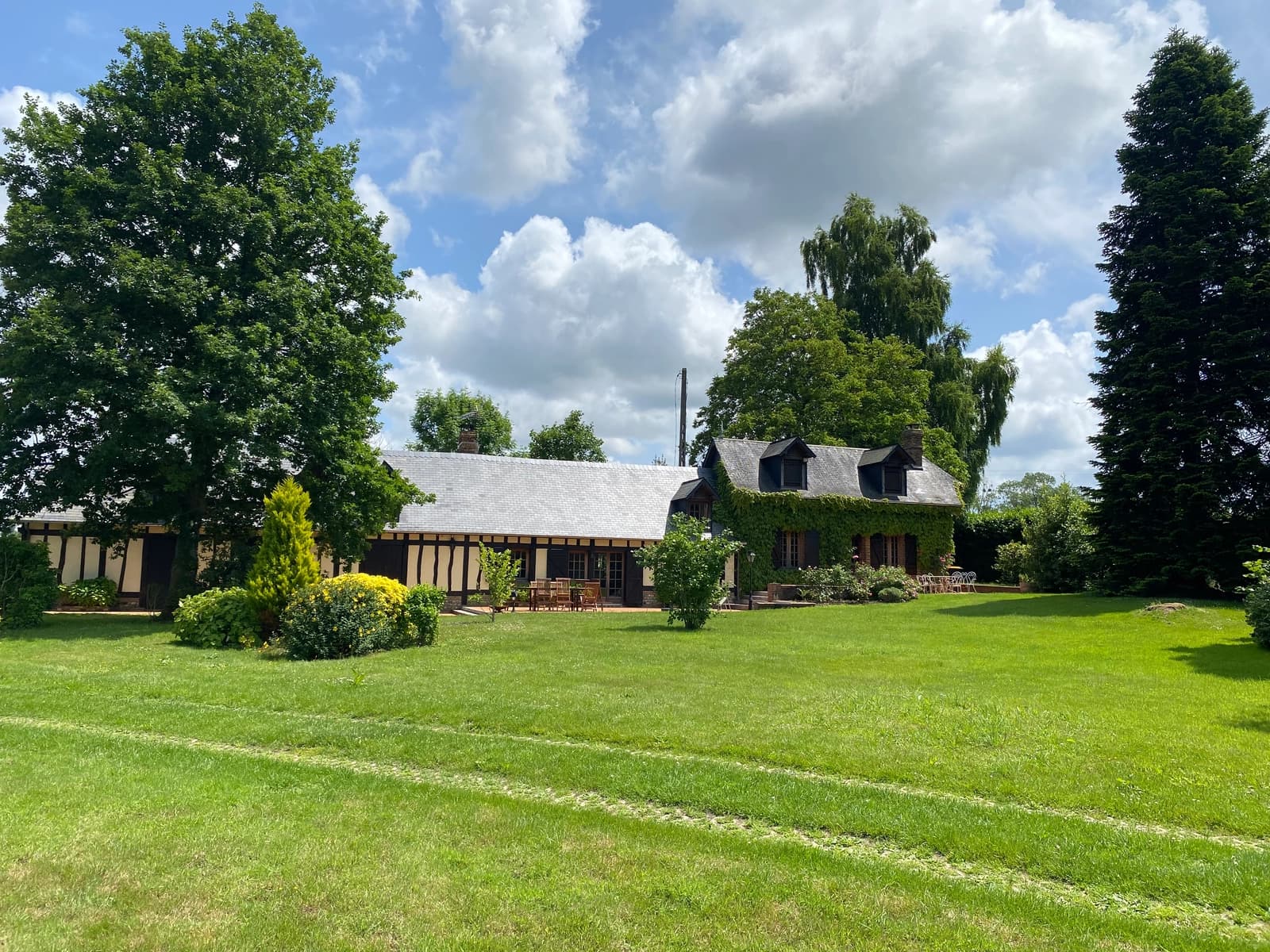 Espace Grande maison de campagne normande, briques et colombages - 4