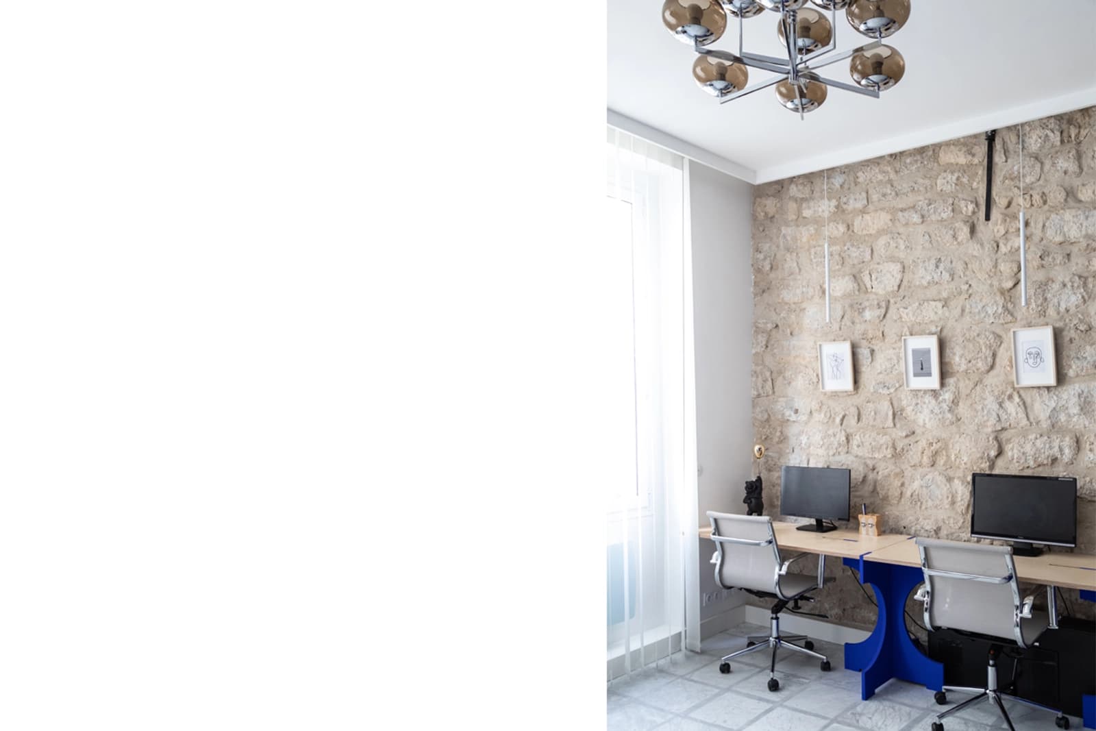 Espace Studio loft couleur bleu Klein - 3