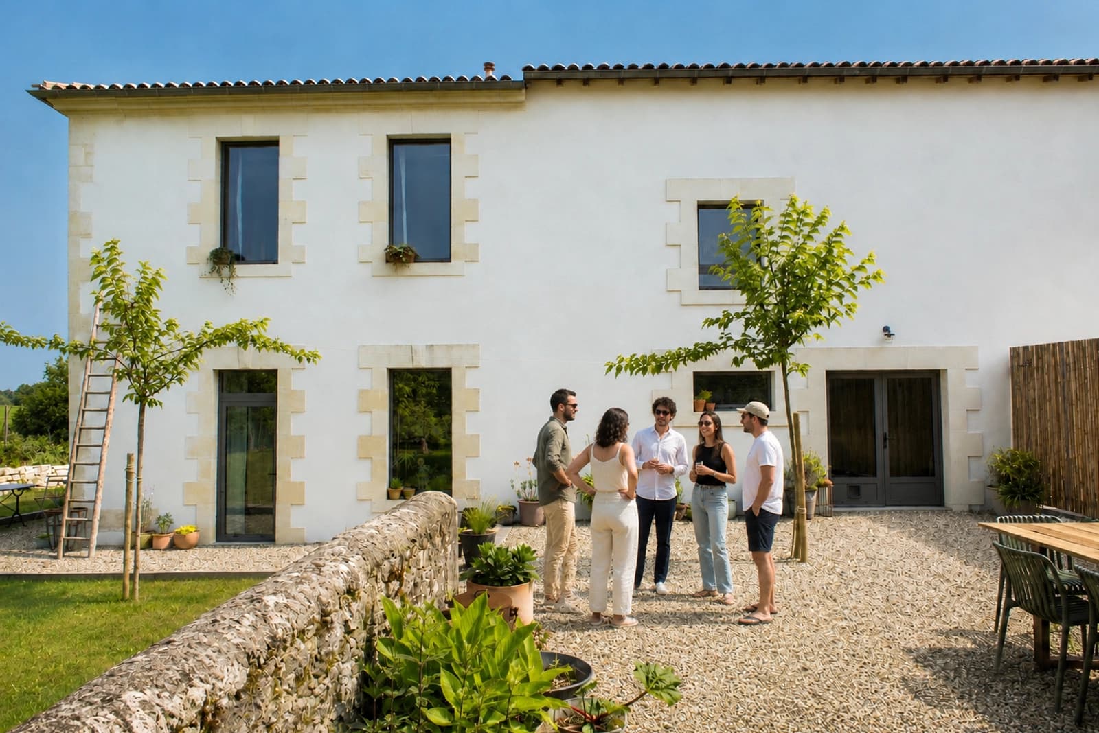 Space House with a natural swimming pool - 4