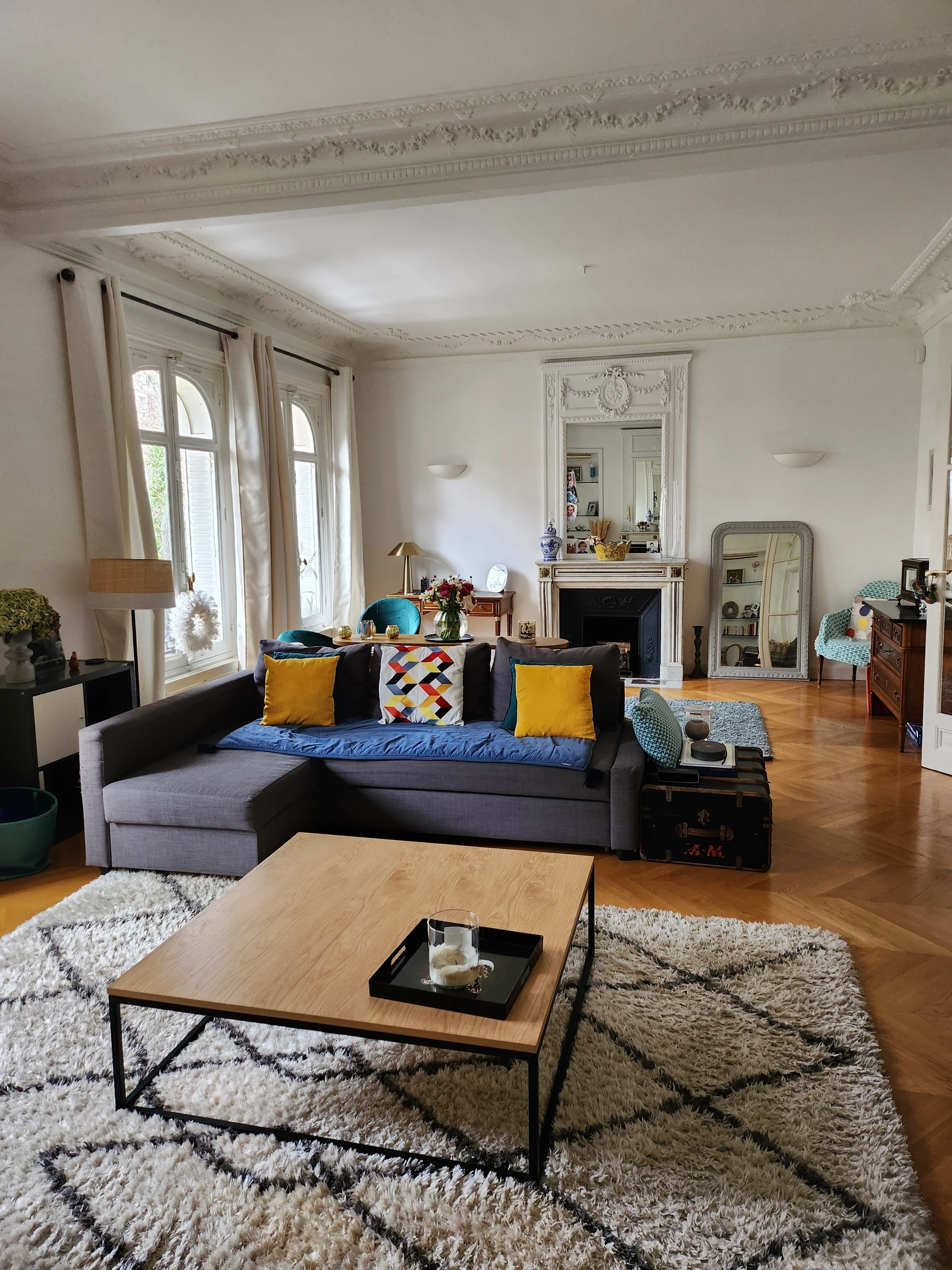 Space Haussmannian Art Deco apartment, 200 m², Paris 16th arrondissement - 3