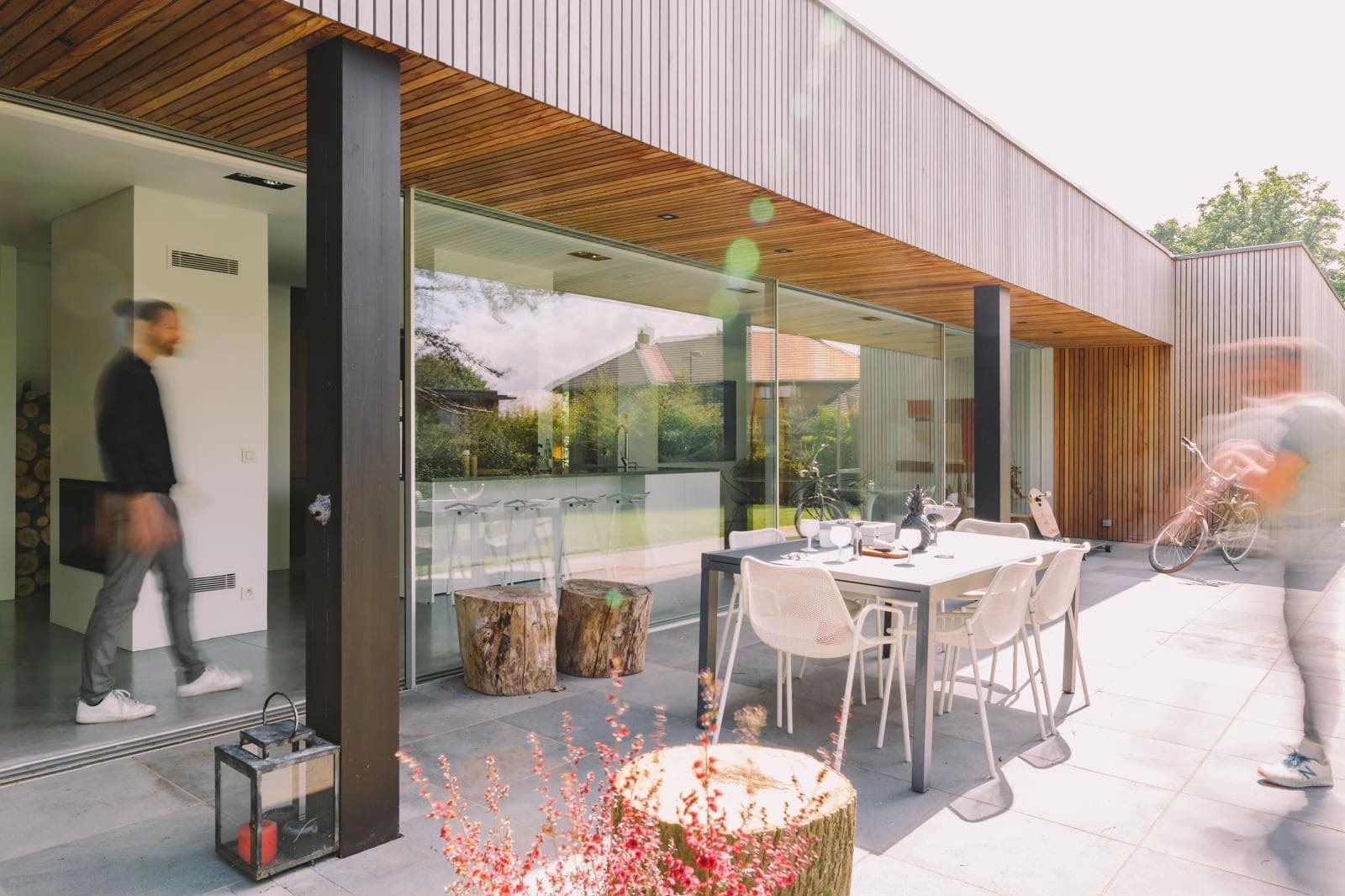 Espace Villa d'architecte de plein pieds en bois - 3