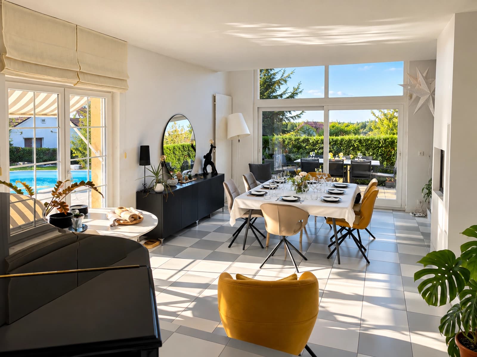 Espace Maison d’architecte lumineuse avec piscine et jardin – Vosges - 3